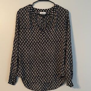 Velvet Women's Black and Cream Top